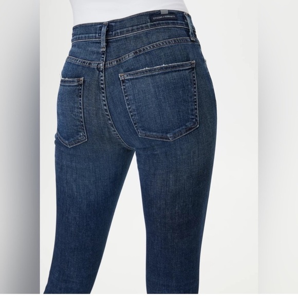 Citizen of Humanity Rocket High Rise Dark Wash Denim Skinny Jeans Size 27 - Picture 5 of 16